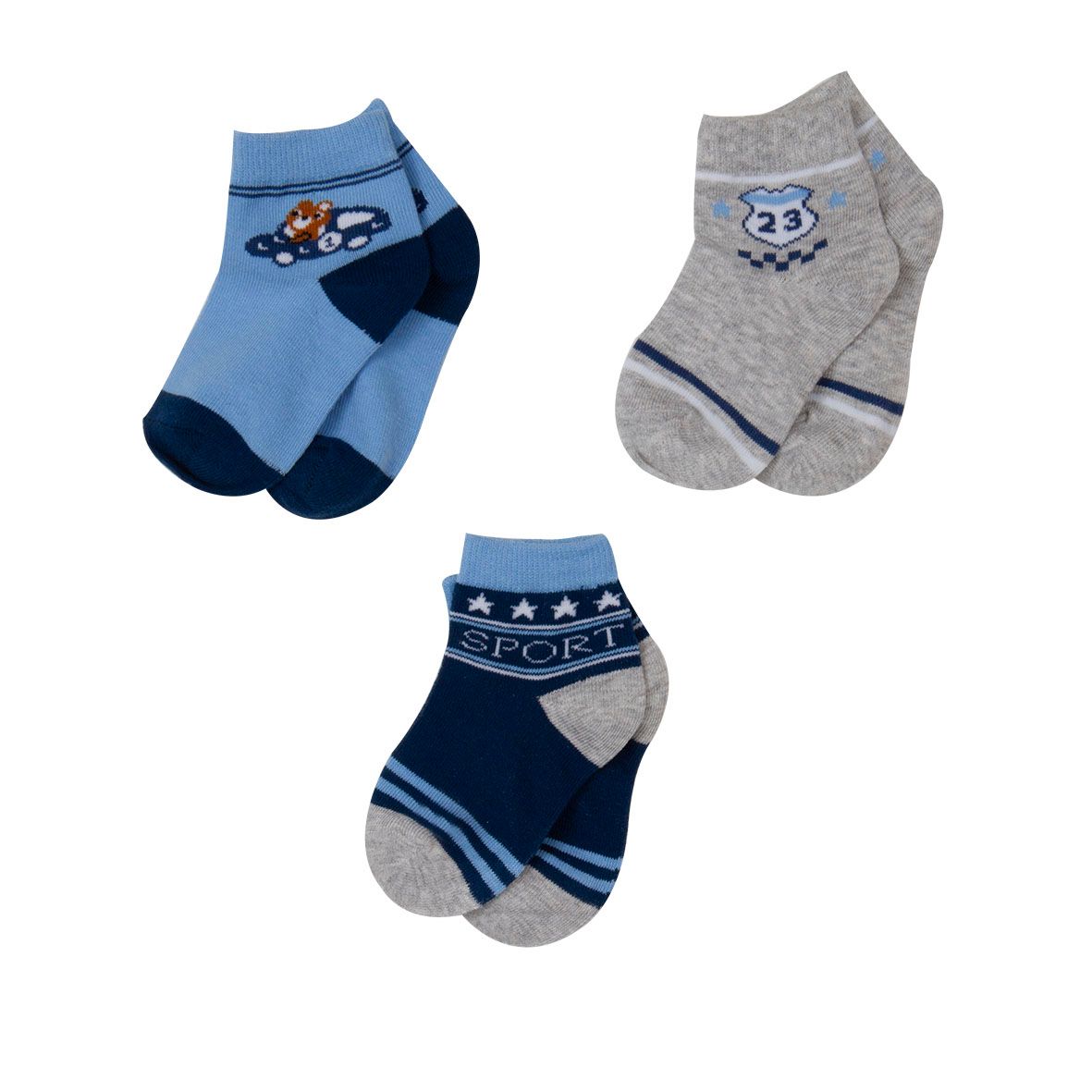 Pack 3 calze corte bimbo - Mawi