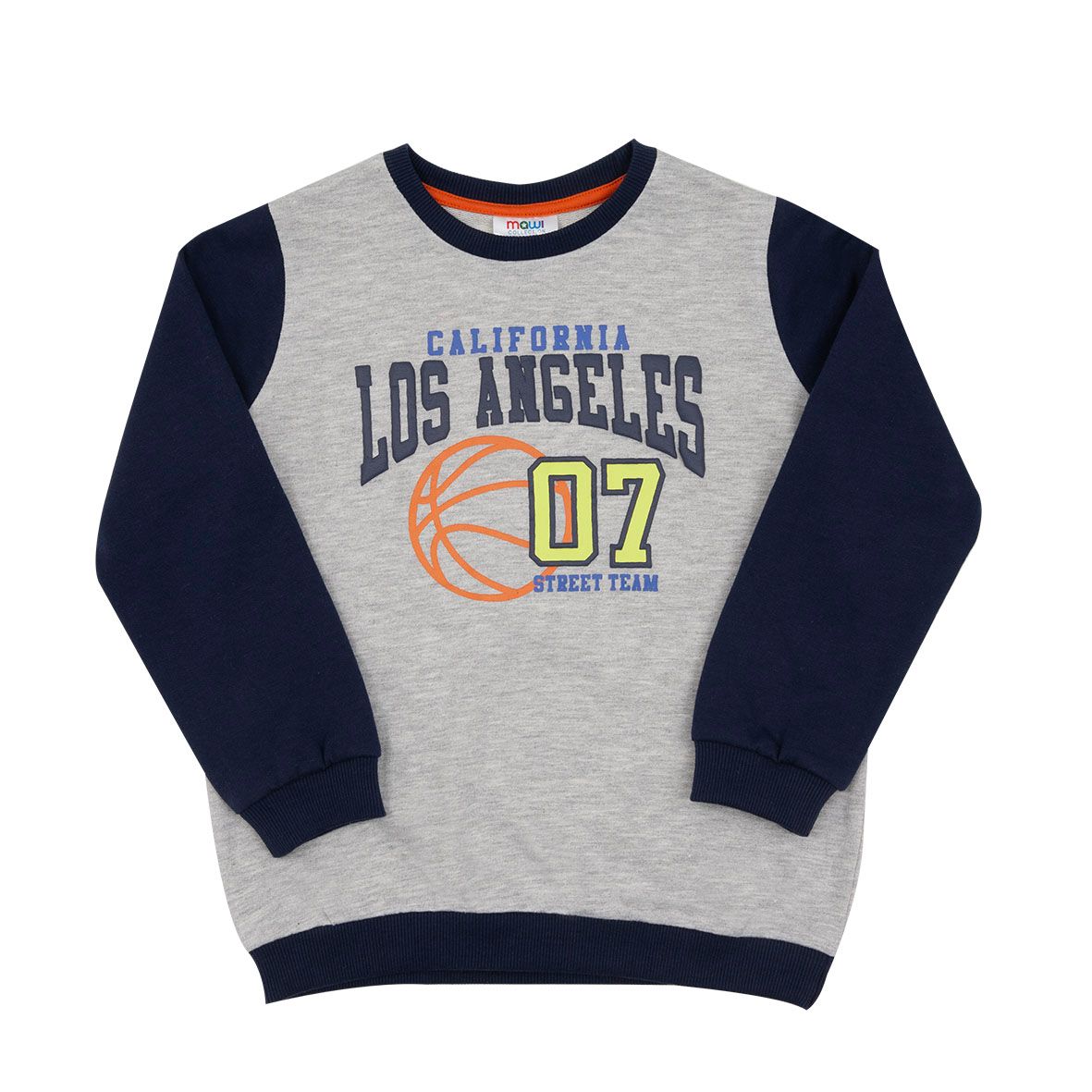 Felpa bicolor bimbo stampata - Mawi