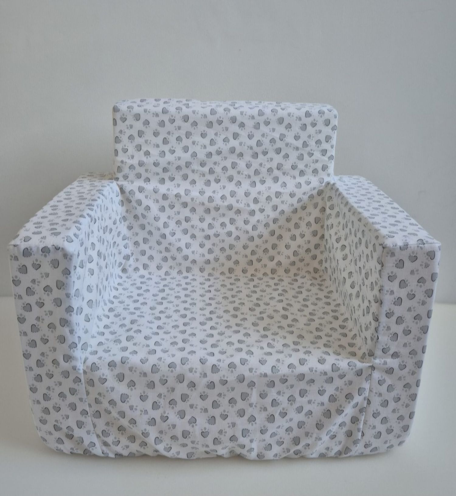 Poltrona bimbo cuore grigio - bimbisicuri - BIMBISICURI