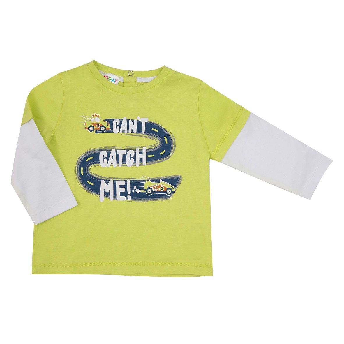 Maglie jersey bicolor bimbo verde - Mawi