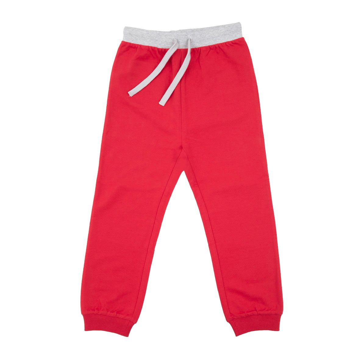 Pantalone bambino rosso/grigio extra size - Mawi