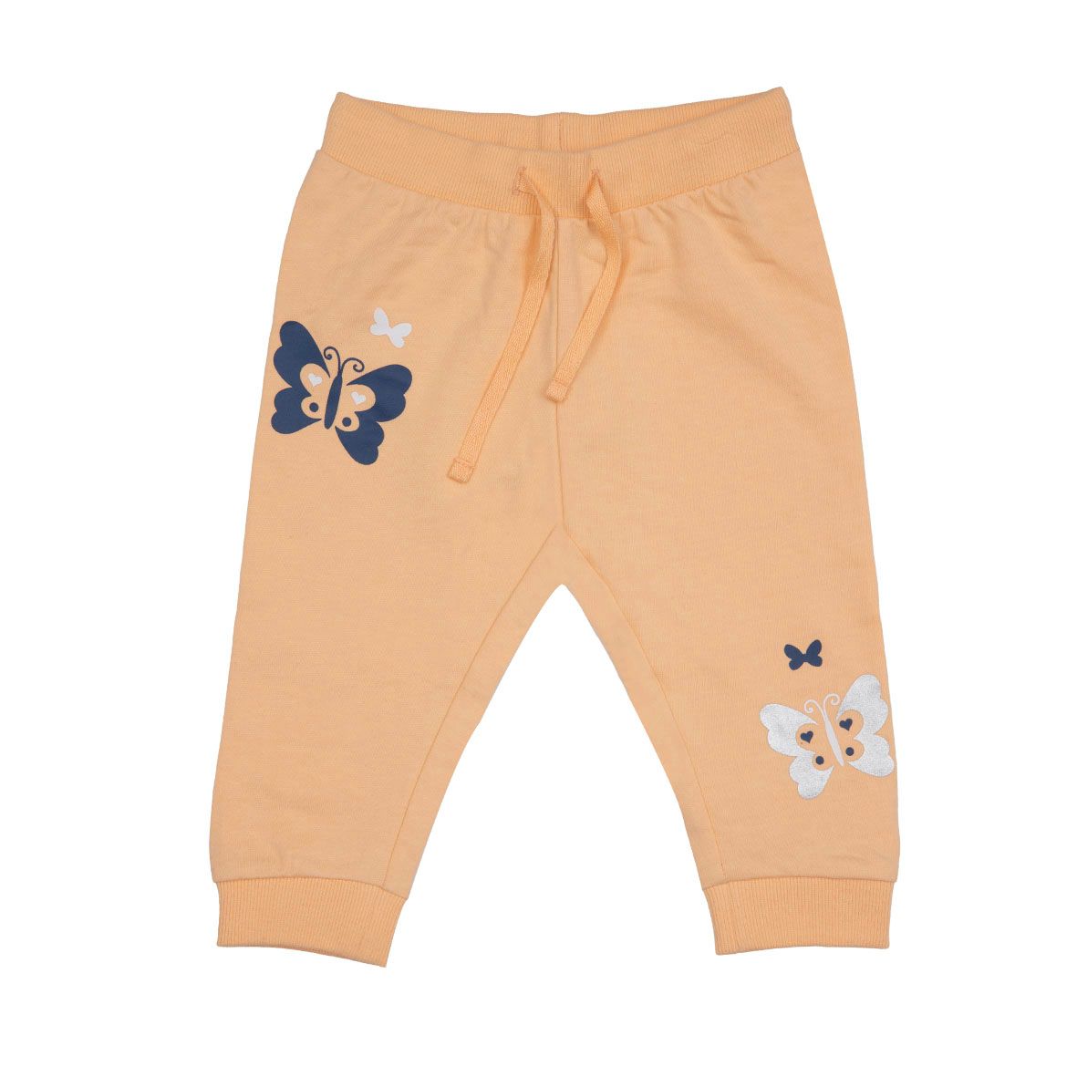 Pantalone bimba felpato arancione - Mawi