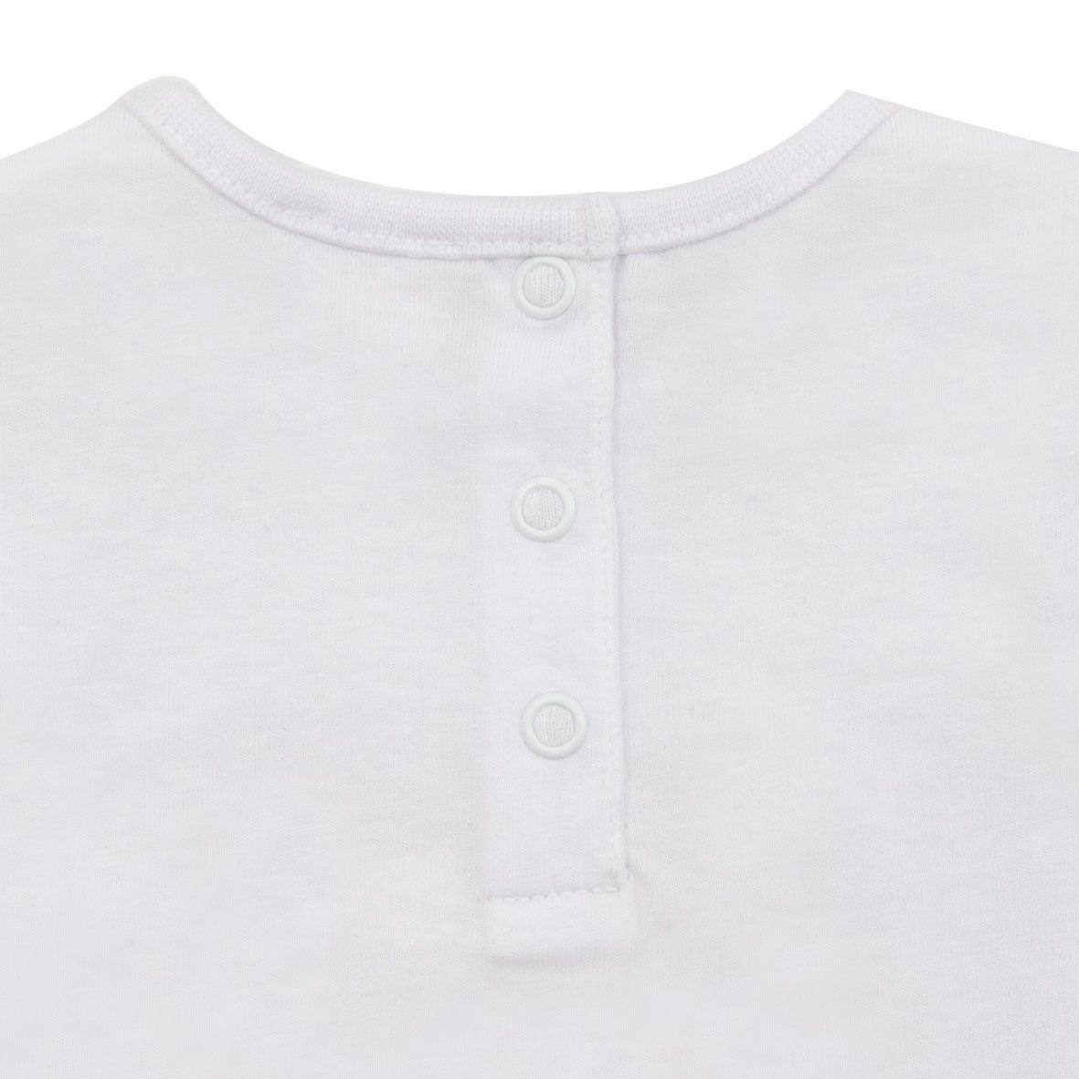 T-shirt jersey bimba bianca stampa cagnolino - Mawi