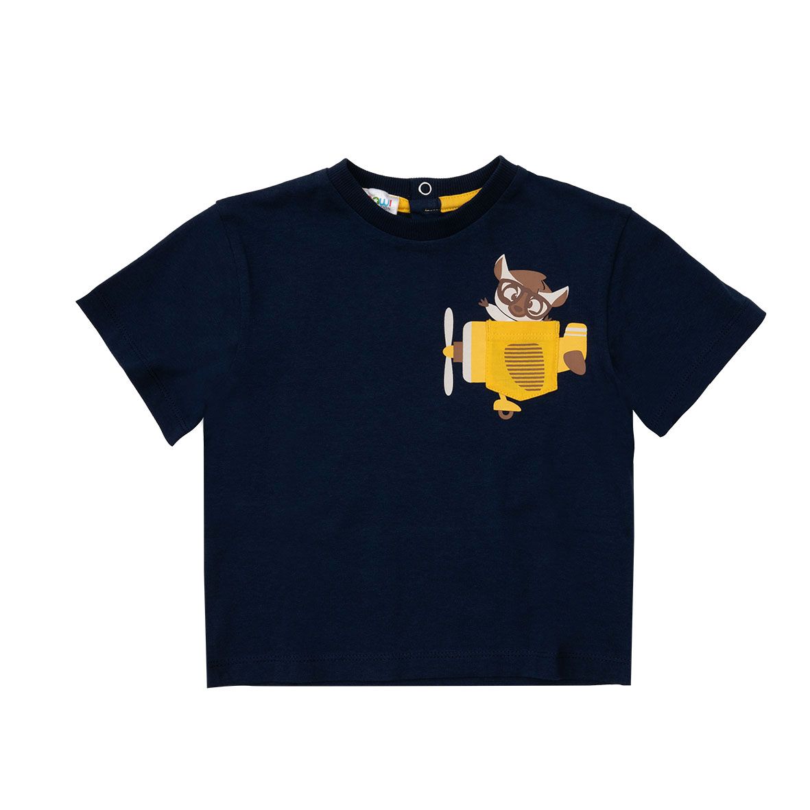 T-shirt jersey bimbo blue con animali - Mawi