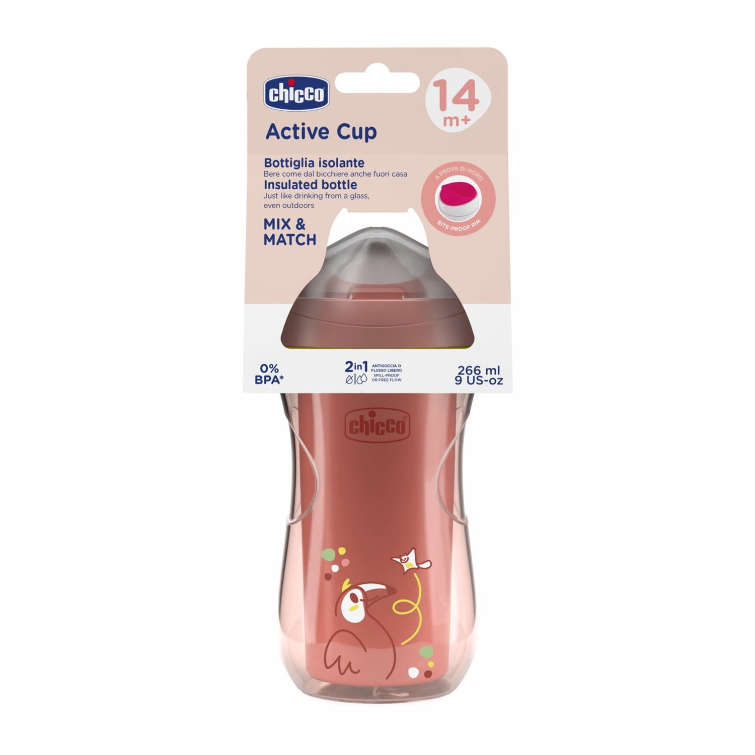 Tazza active 14m+ rosa - chicco - Chicco