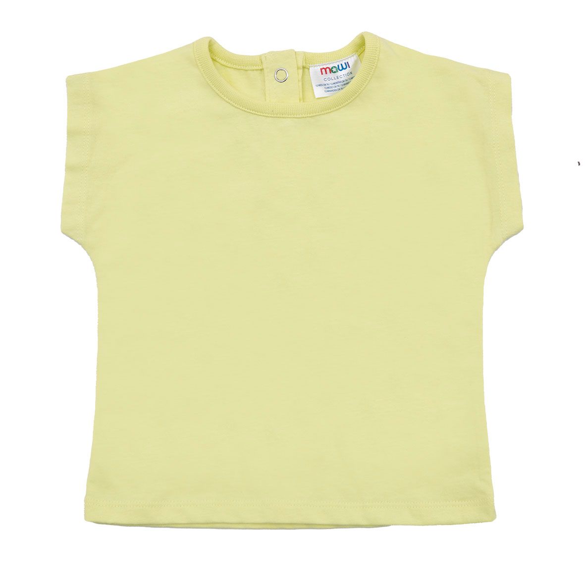 T-shirt basic giromanica bimba verde - Mawi