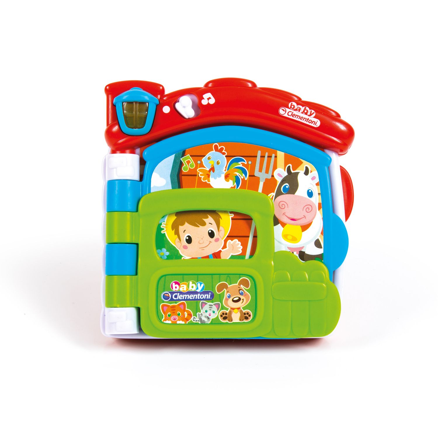 Baby clementoni - libro elettronico interattivo con led, educa a lettere, numeri e animali - giocattolo educativo per bambini 10 mesi - Baby Clementoni