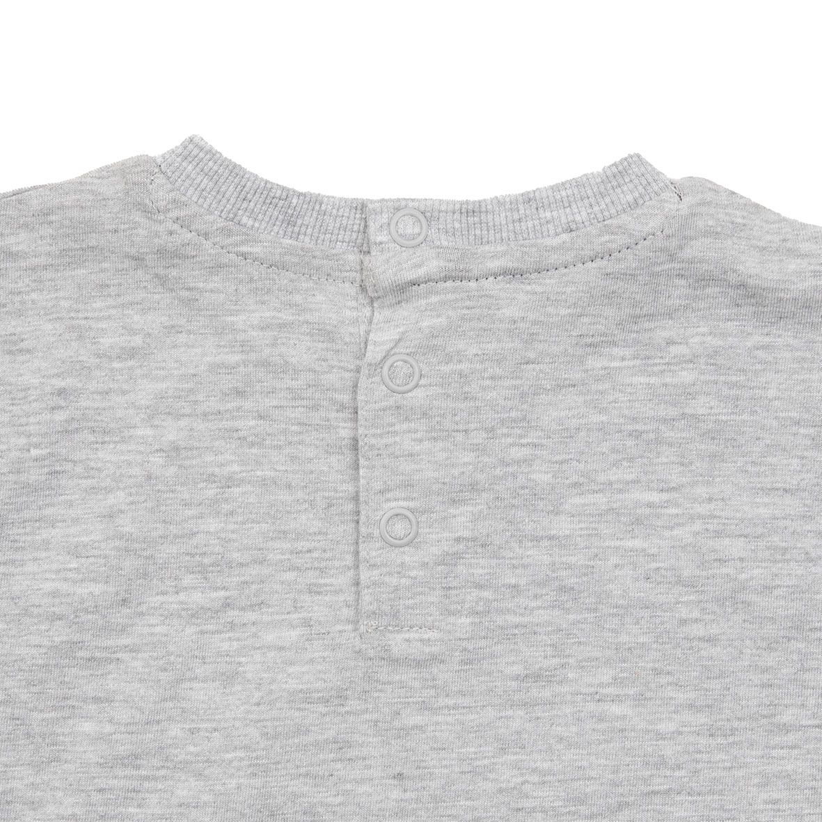 T-shirt bimbo grigia stampata - Mawi