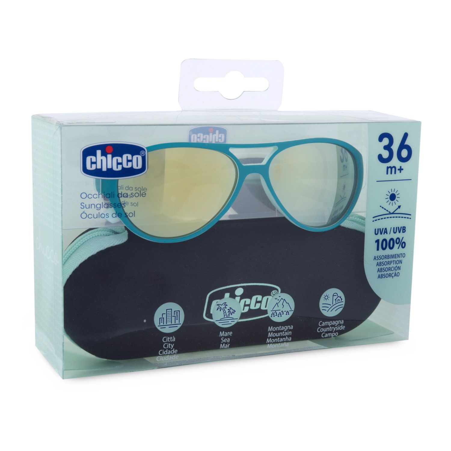 Occhiale da sole 36 m+ verde - chicco - Chicco
