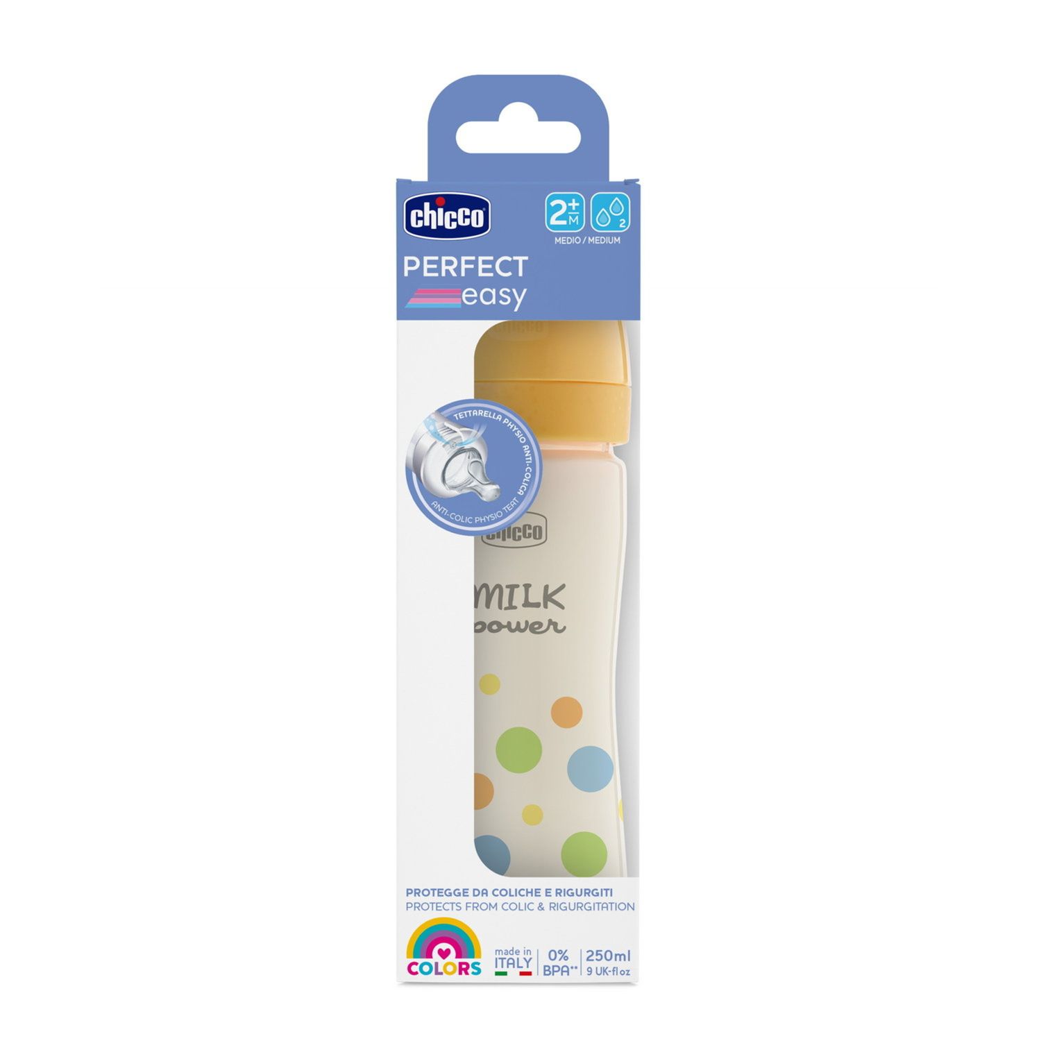 Biberon perfect easy 250ml in plastica bimbo - chicco - Chicco