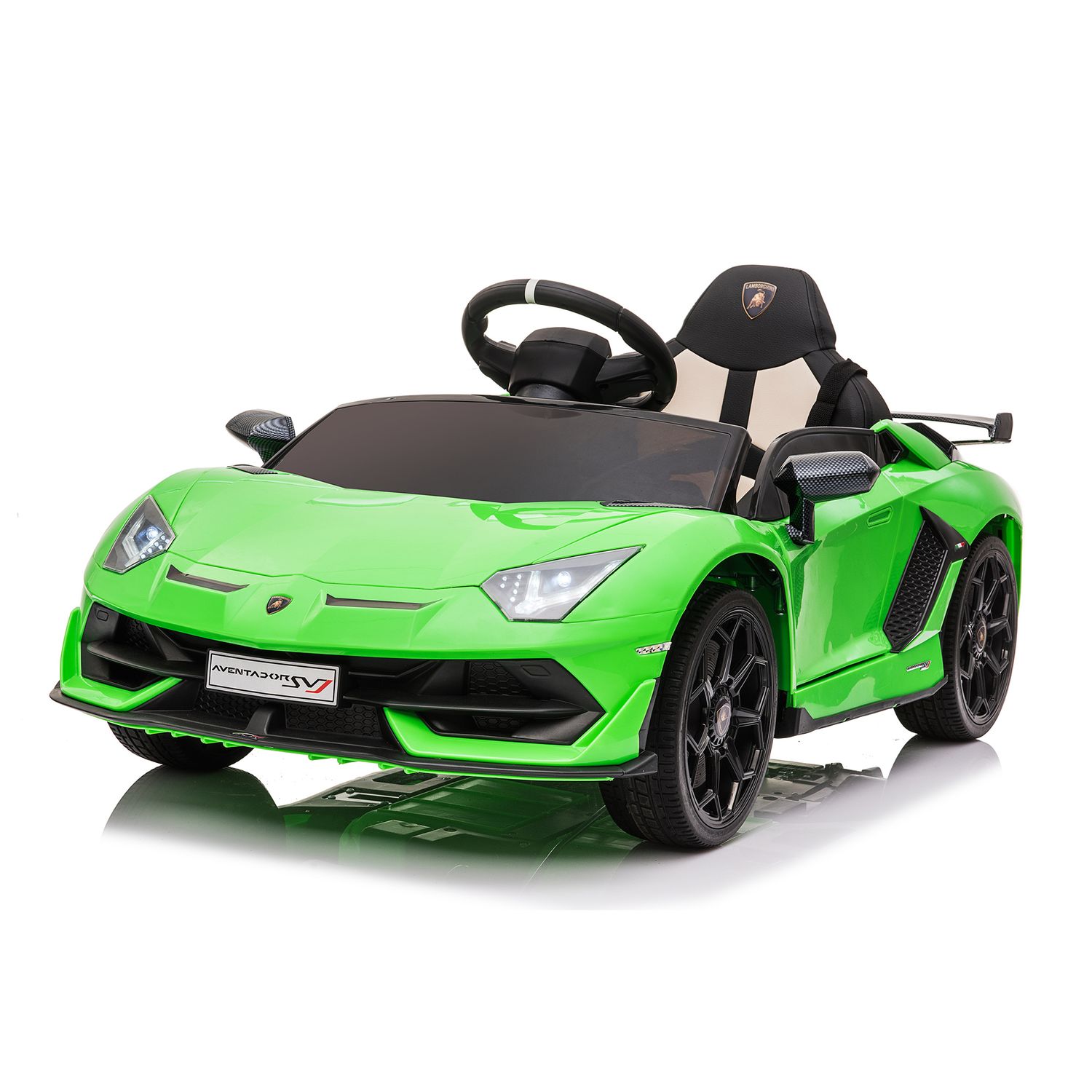 Lamborghini aventador svj roadster 12v - auto elettrica per bambini con batteria al litio, telecomando e fari funzionanti - Sun&amp;Sport