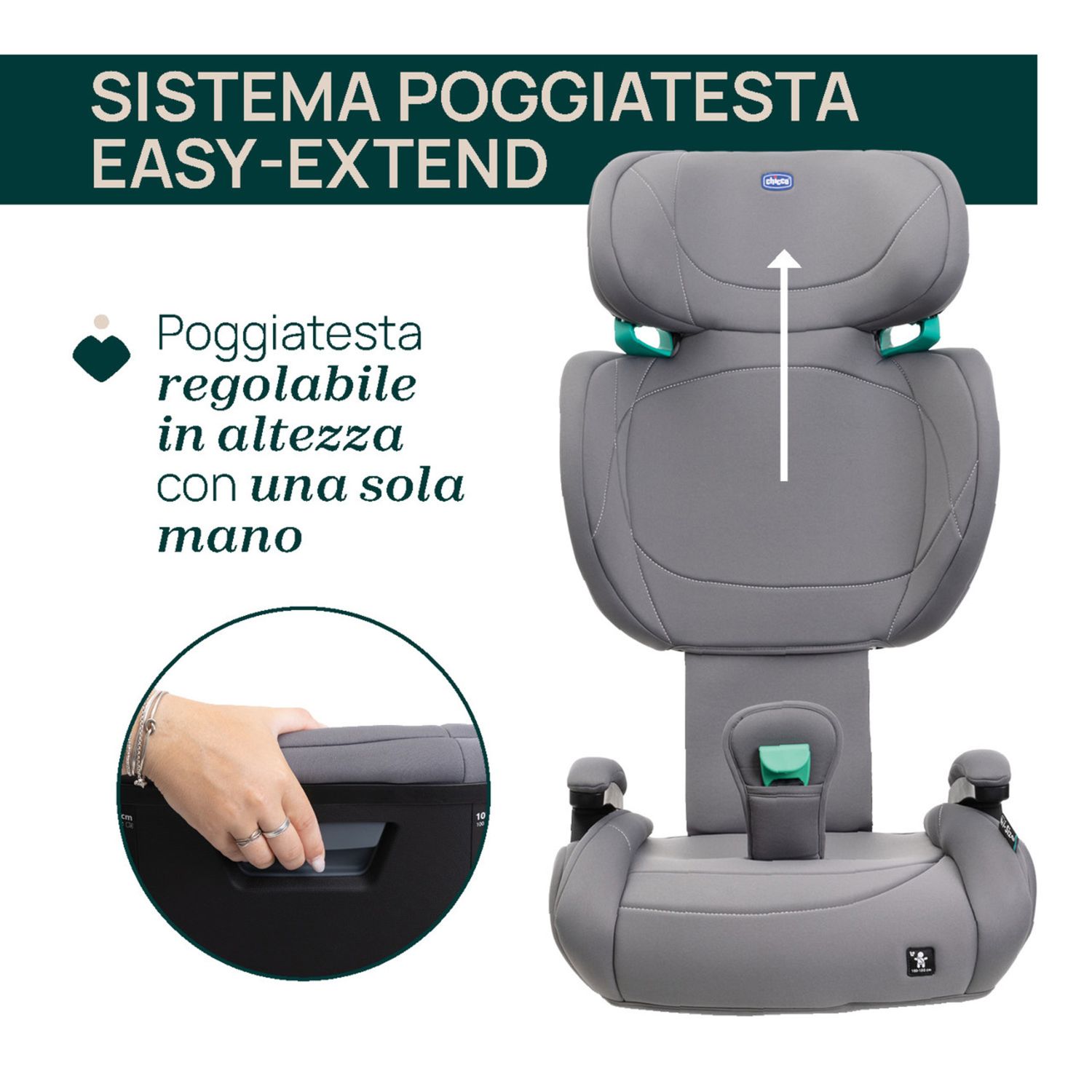 Seggiolino auto quizy lite i-size (100-150 cm) - chicco - Chicco