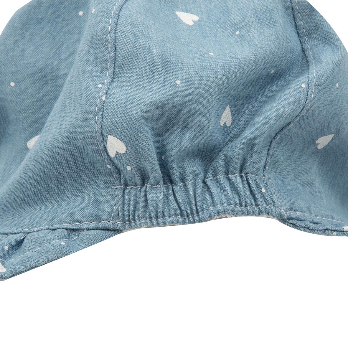 Cappellino casual bimba blue denim stampato - Mawi