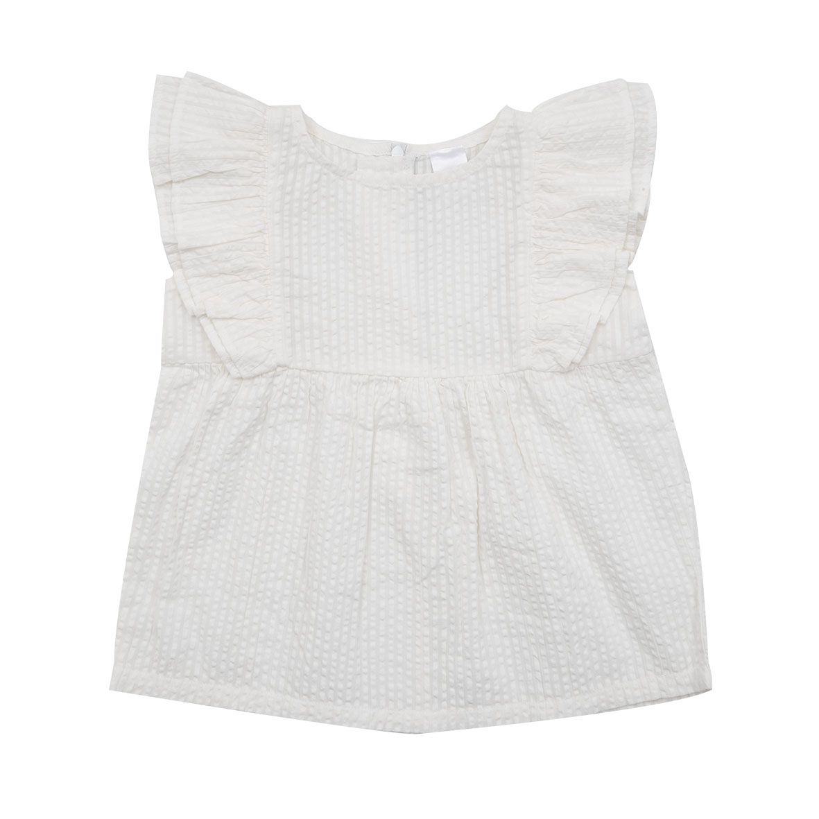 Camicetta giromanica bimba bianca - Mawi