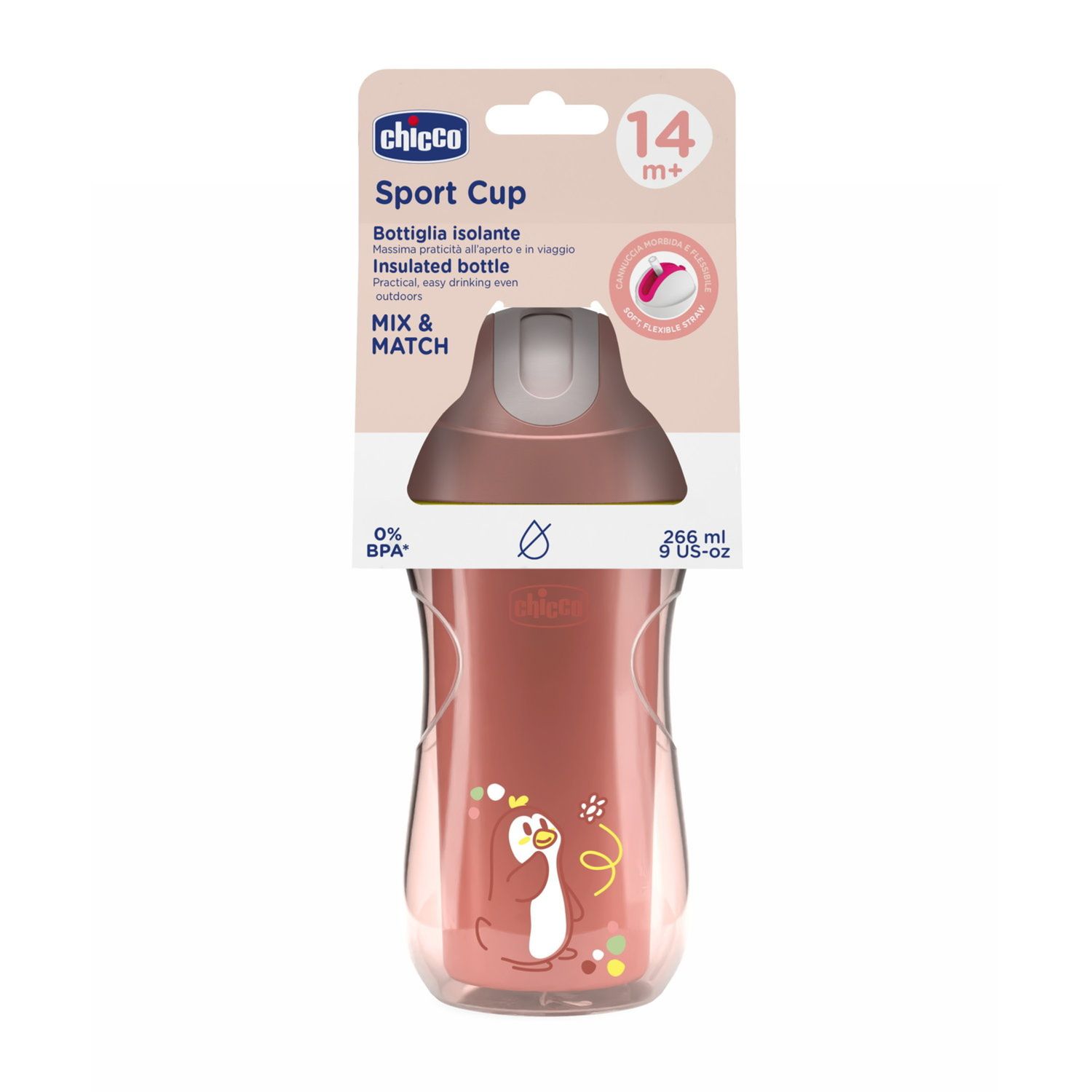 Tazza sport 14m+ rosa - chicco - Chicco