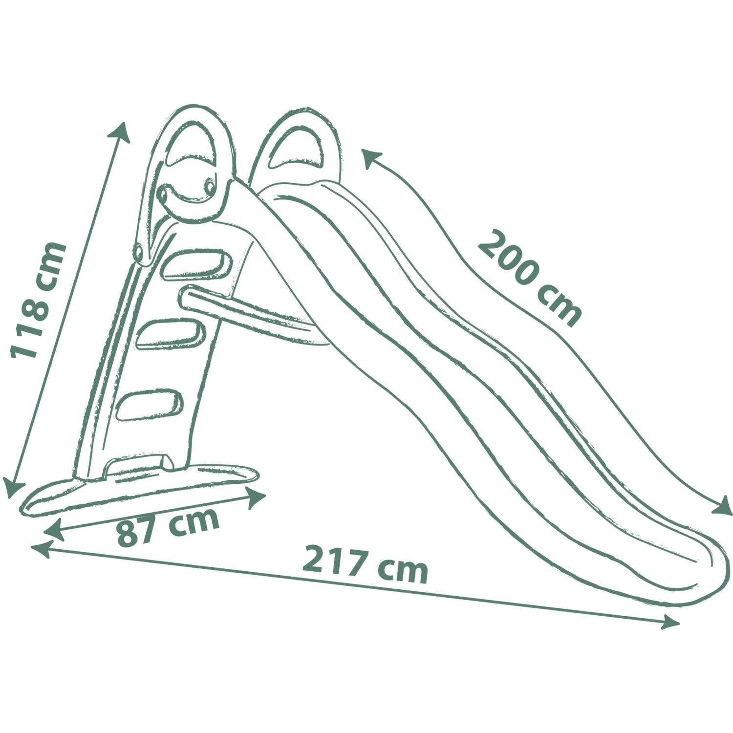 Smoby life - scivolo funny slide ii - 2+ - Smoby
