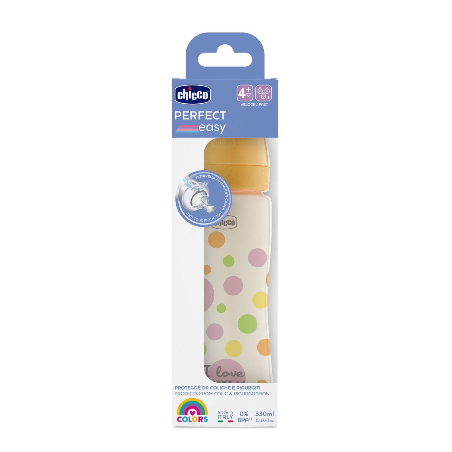 Biberon perfect easy 330ml in plastica bimba - chicco - Chicco