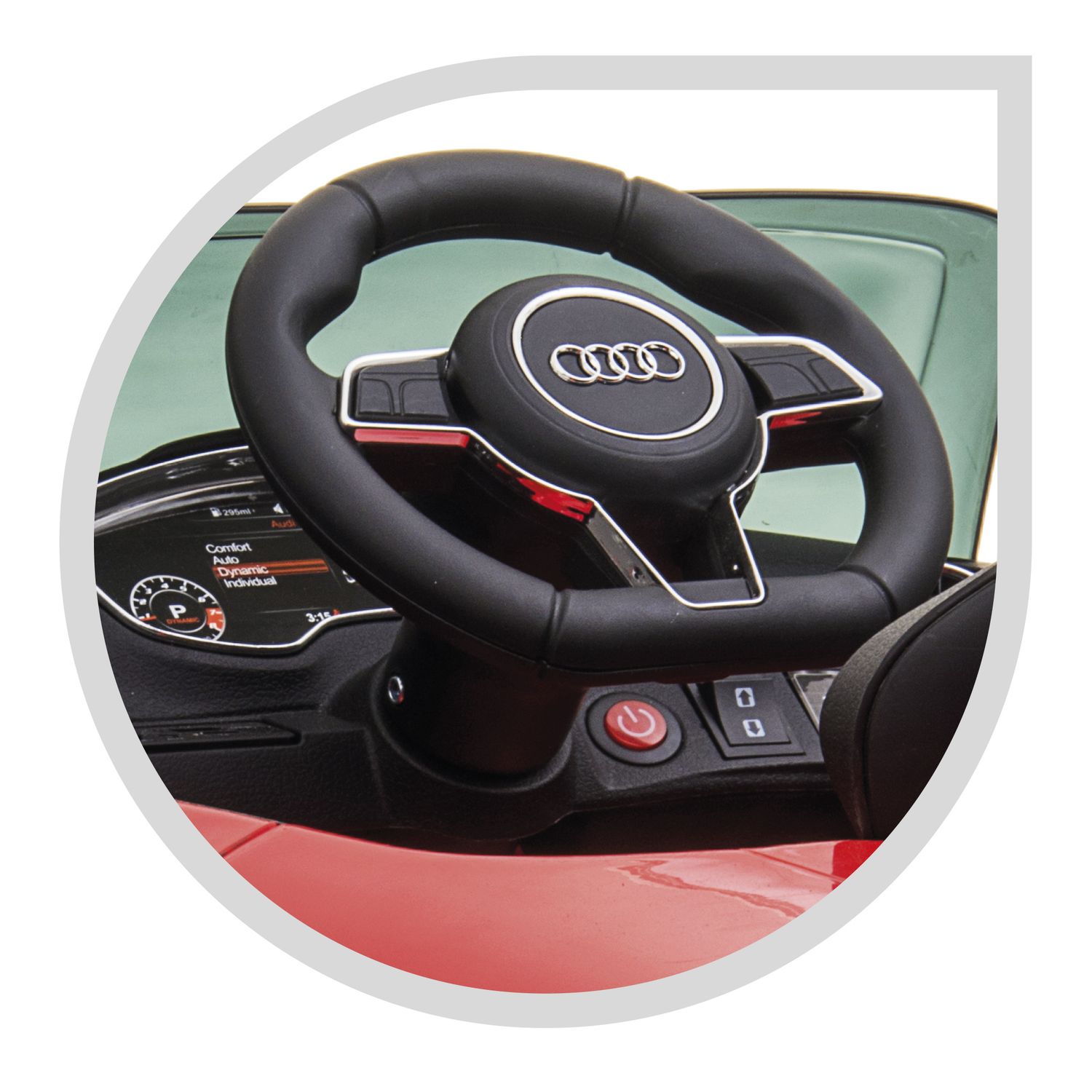 Audi tt s roadster 12v per bambini – auto elettrica con telecomando, luci, usb, radio fm e 2 velocità - 3+ - Sun&Sport