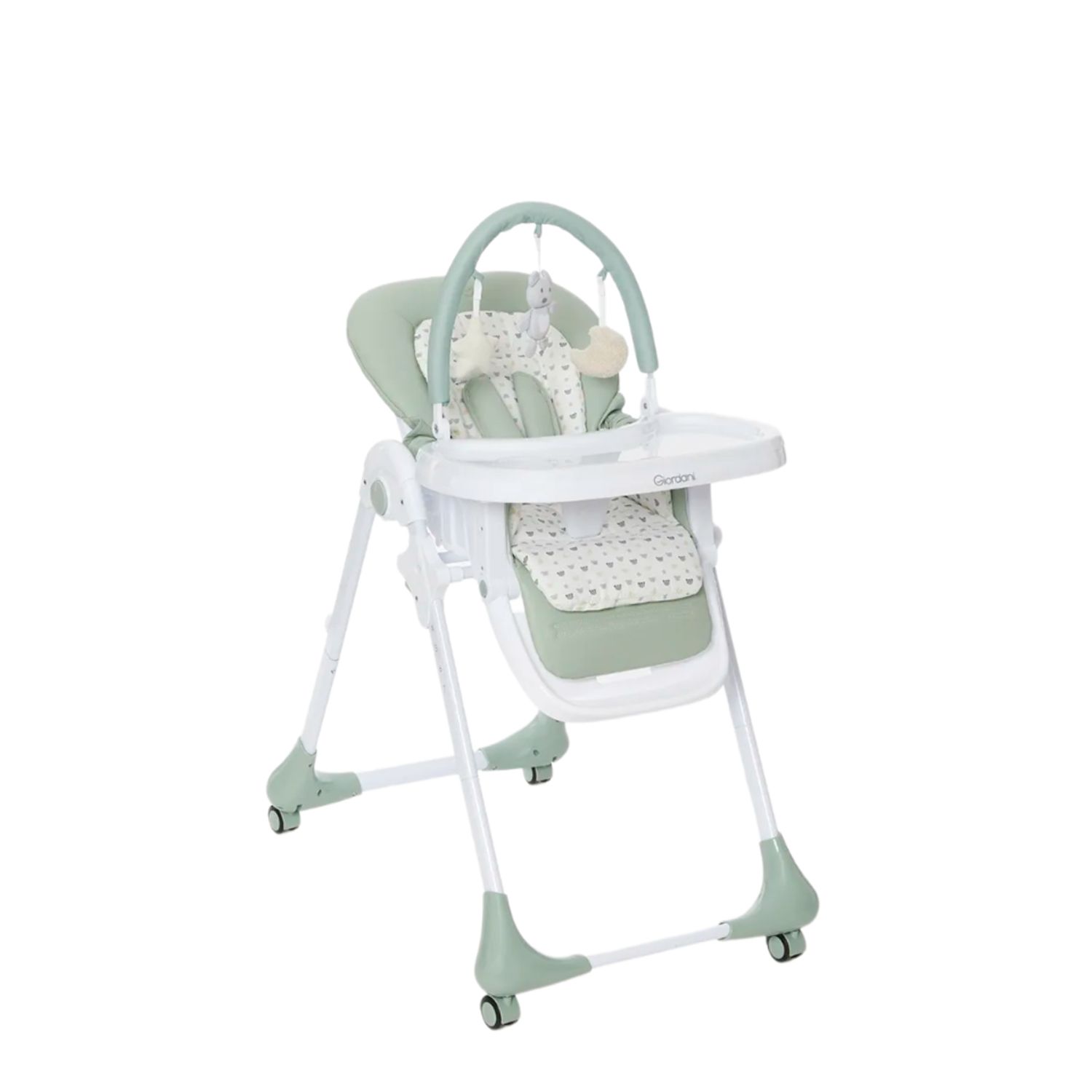 Seggiolone g-lunch &amp; play green - giordani - Giordani