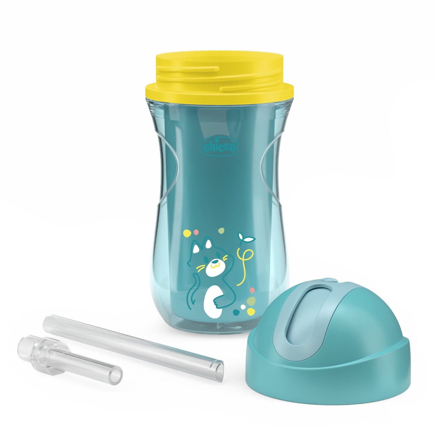 Tazza sport 14m+ azzurra - chicco - Chicco