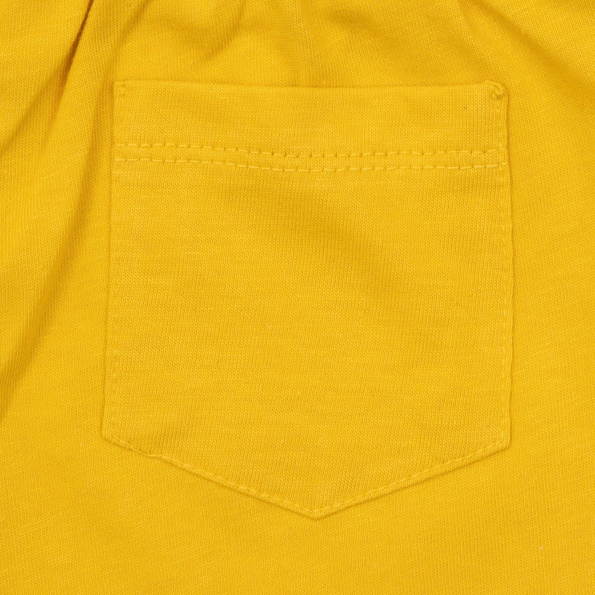 Completino maglietta e pantaloncino bimbo giallo "dino" - Mawi