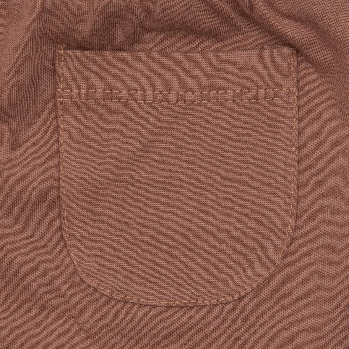 Short jersey bimbo marrone con stampa - Mawi