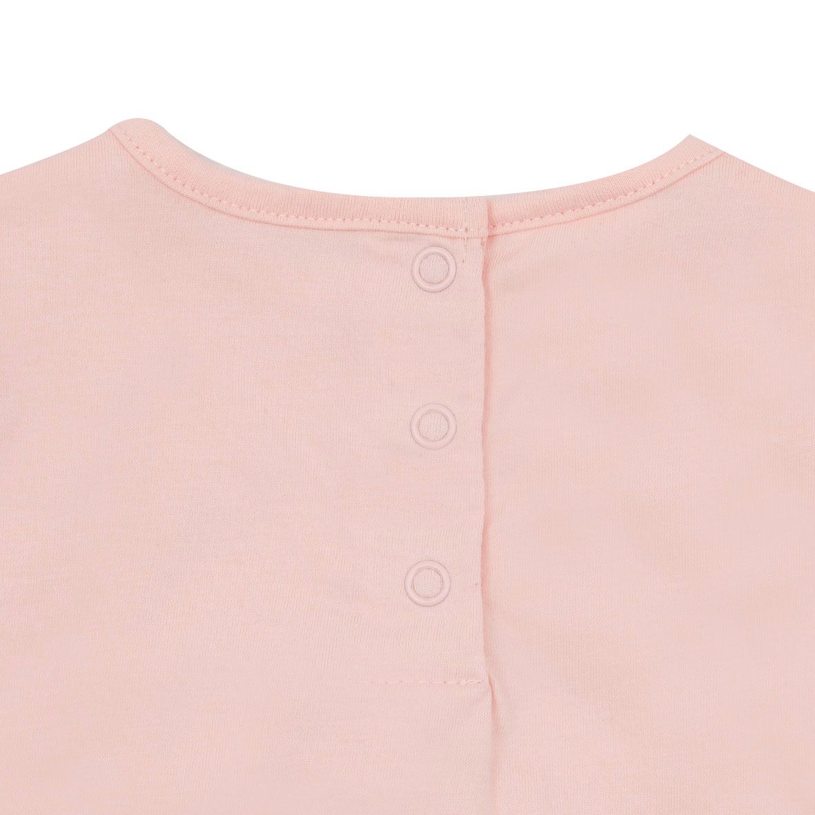 Tshirt giromanica bimba rosa antico - Mawi