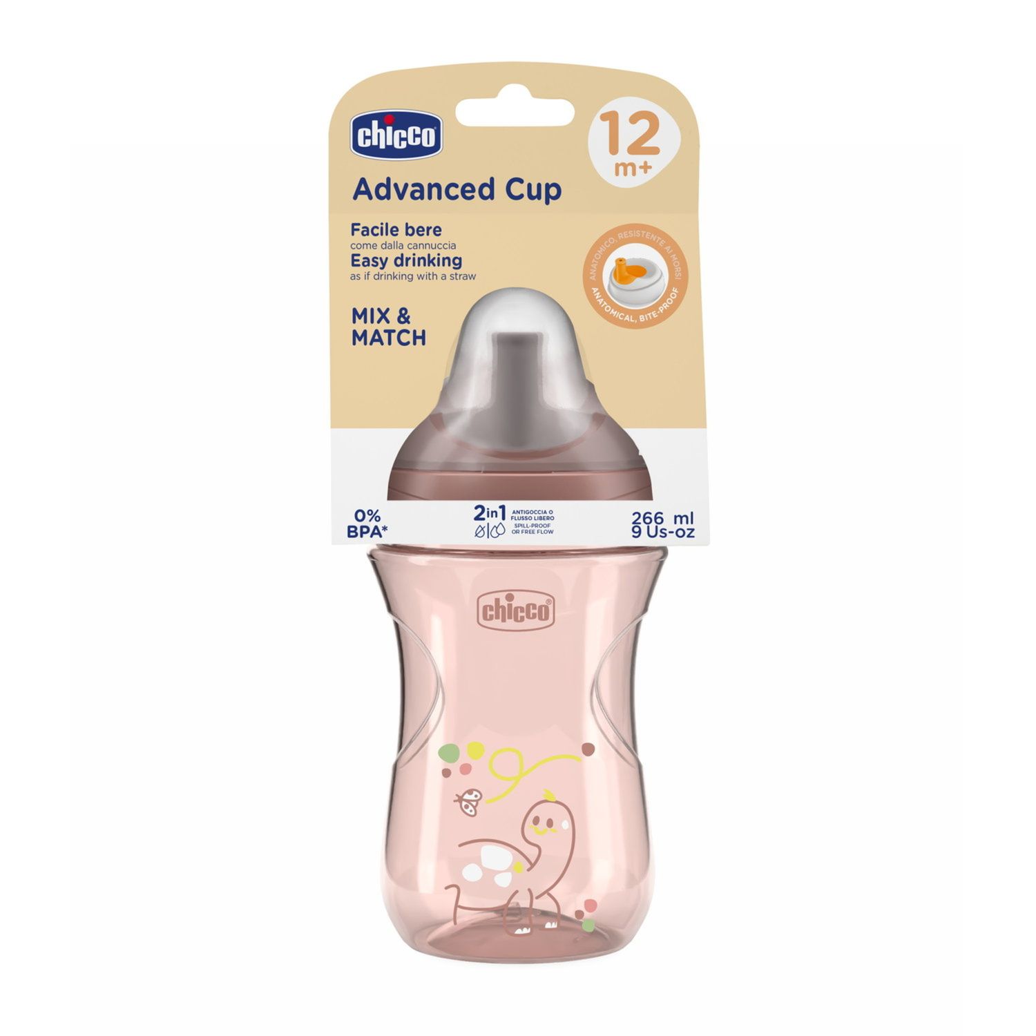 Tazza advanced12m+ rosa - chicco - Chicco
