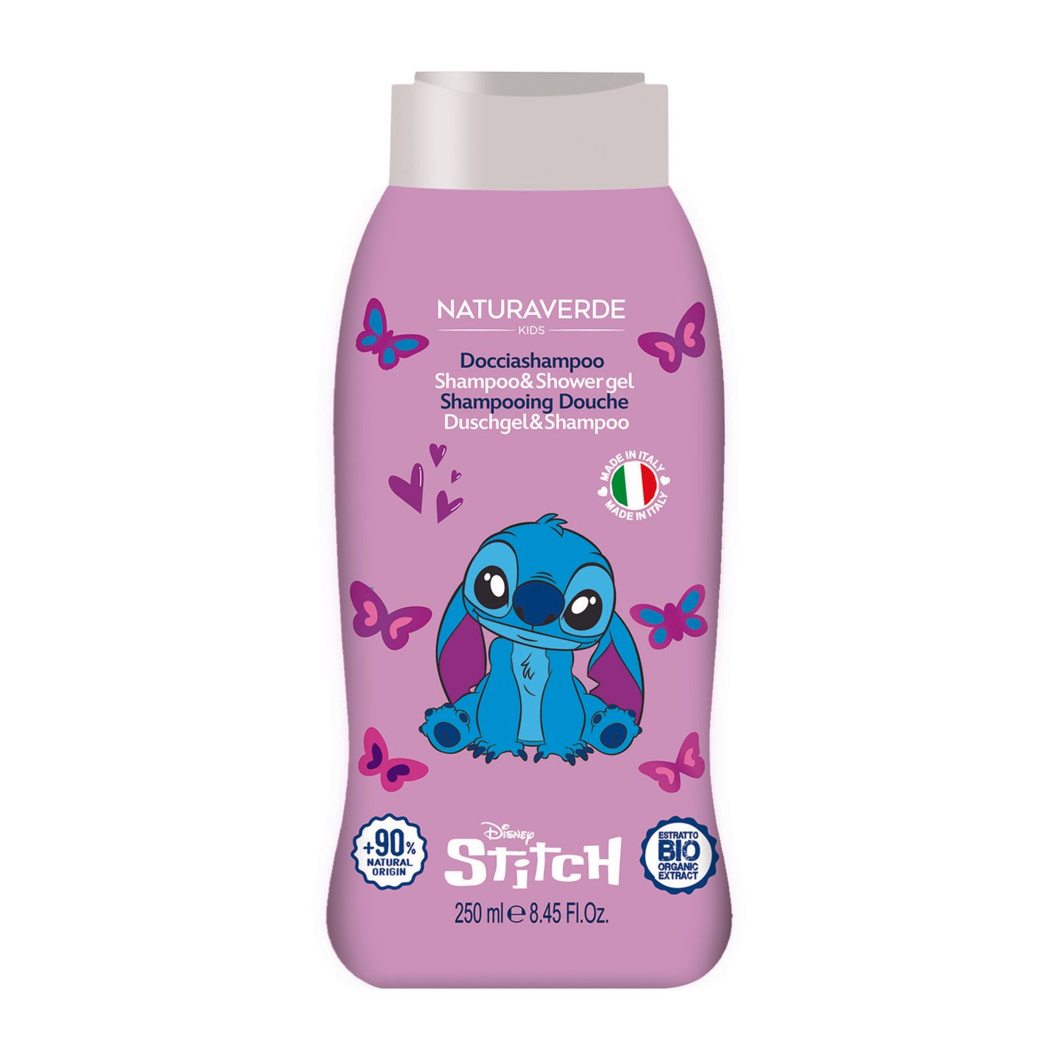 Disney stitch doccia shampoo 250ml - naturaverde - DISNEY STITCH