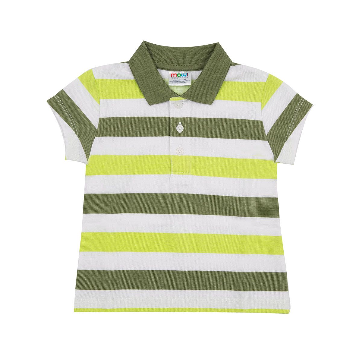 Polo piquet bimbo verde - Mawi