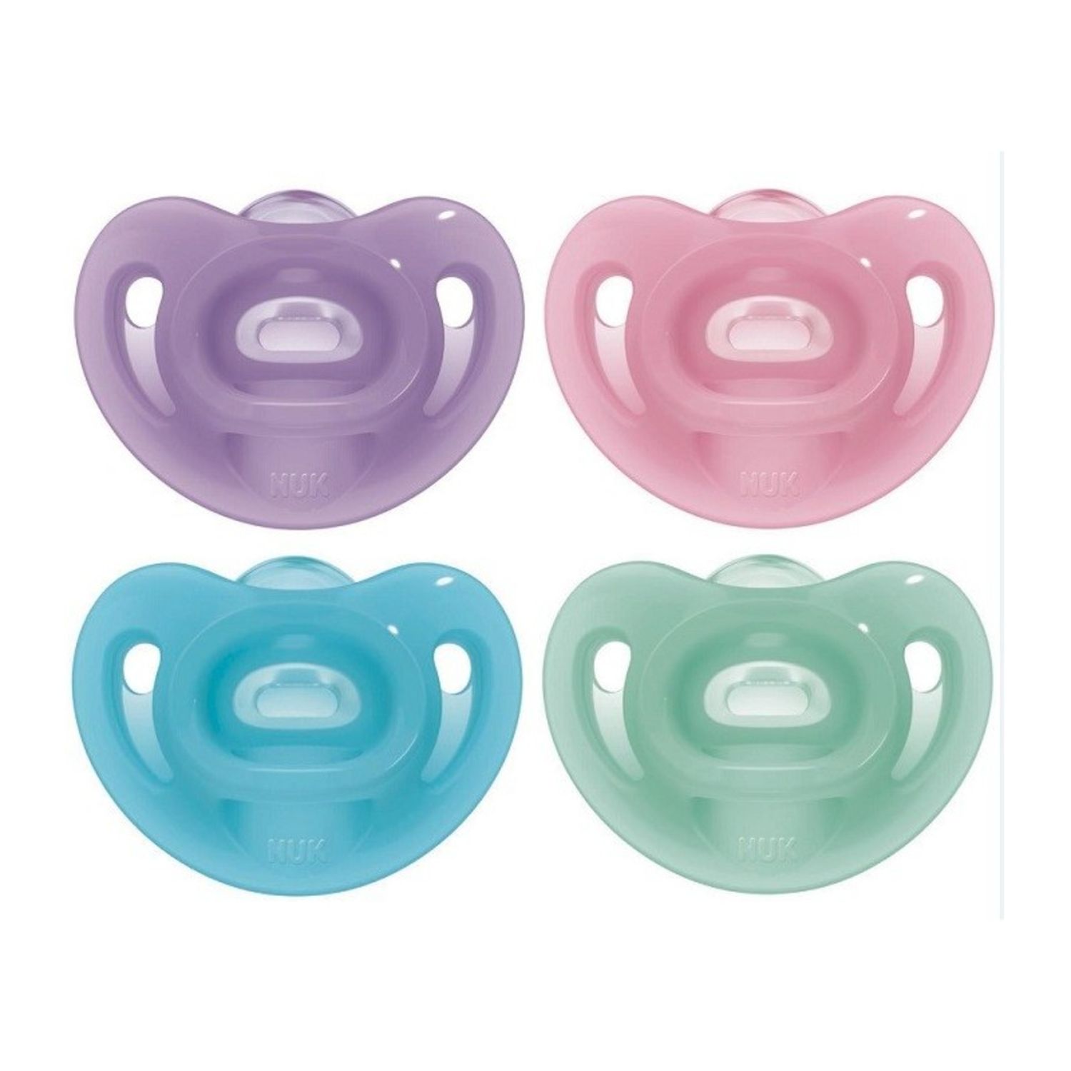 Succhietto sensitive in silicone 6-18 mesi 2 pezzi - nuk - Nuk