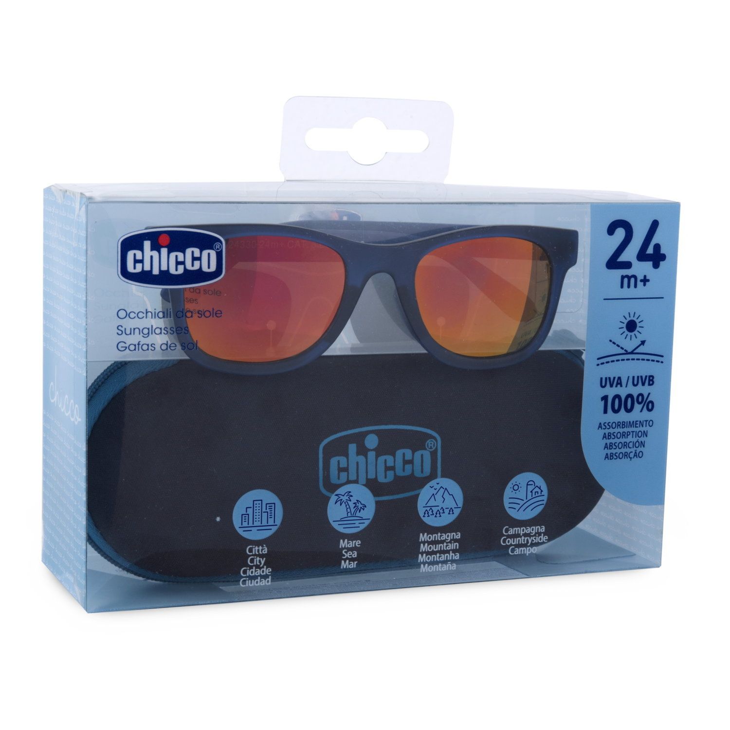 Occhiale da sole 24m+ blu - chicco - Chicco