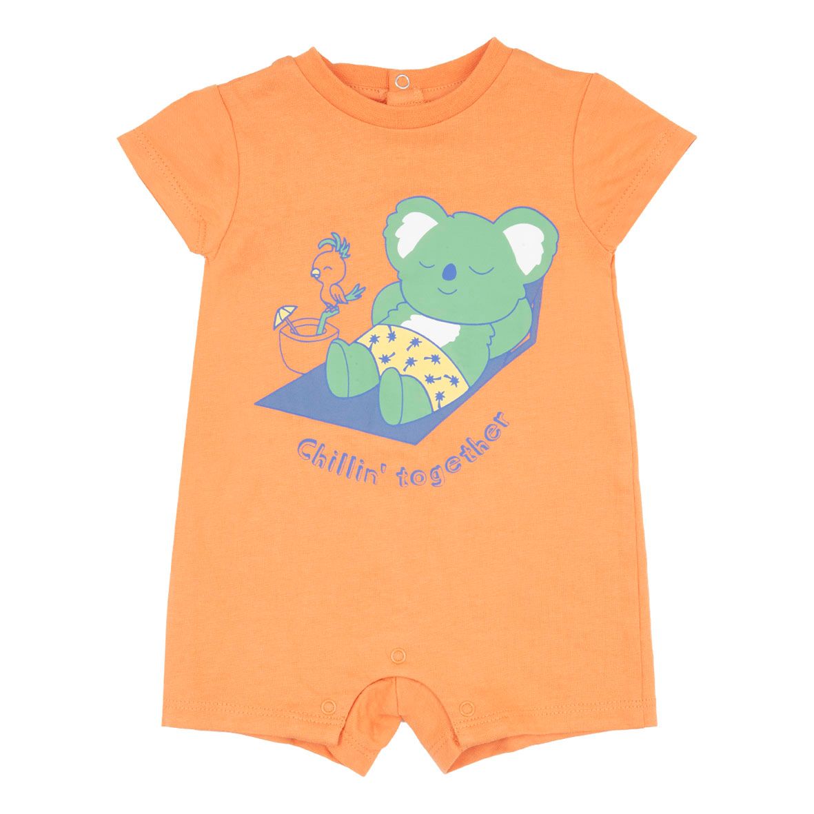 Pagliaccetto jersey bimbo arancione - Mawi