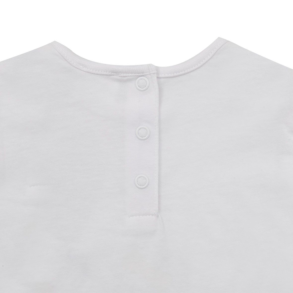 T-shirt jersey bimba bianca stampata - Mawi