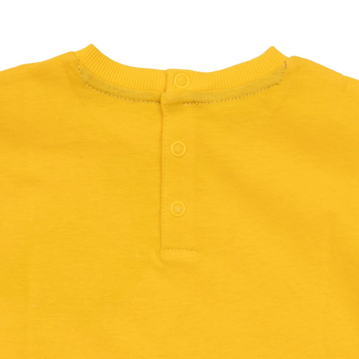 T-shirt jersey bimbo gialla con dinosauro - Mawi