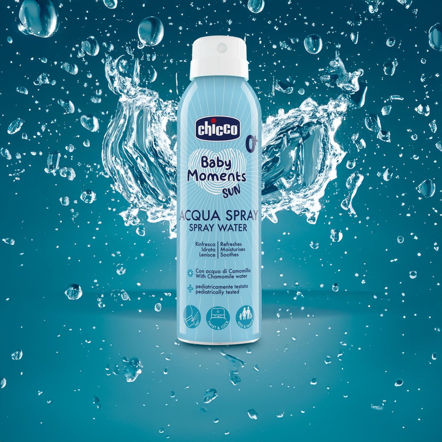 Acqua spray rinfrescante 150ml - chicco - Chicco