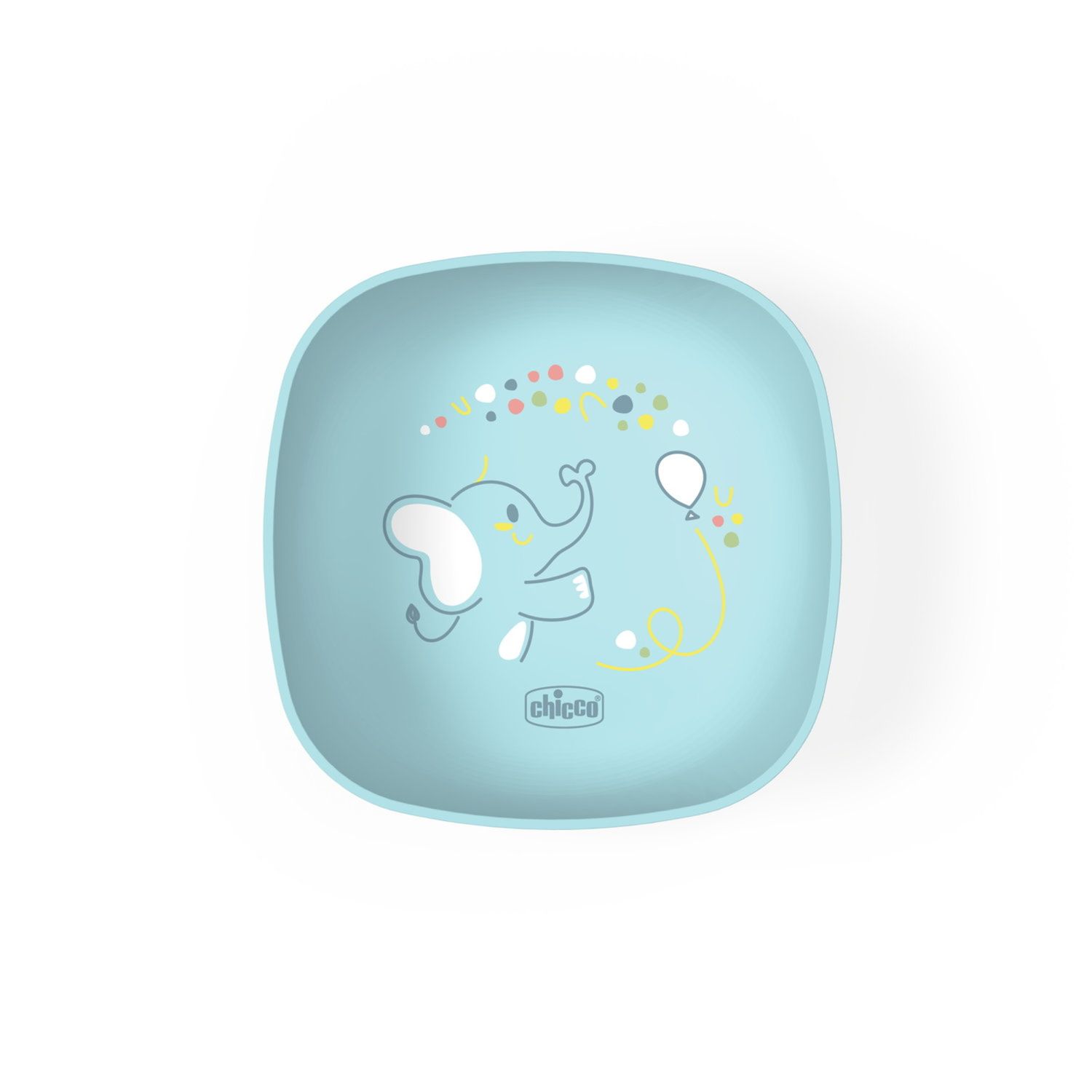 Ciotola con coperchio 6m+ azzurro - chicco - Chicco