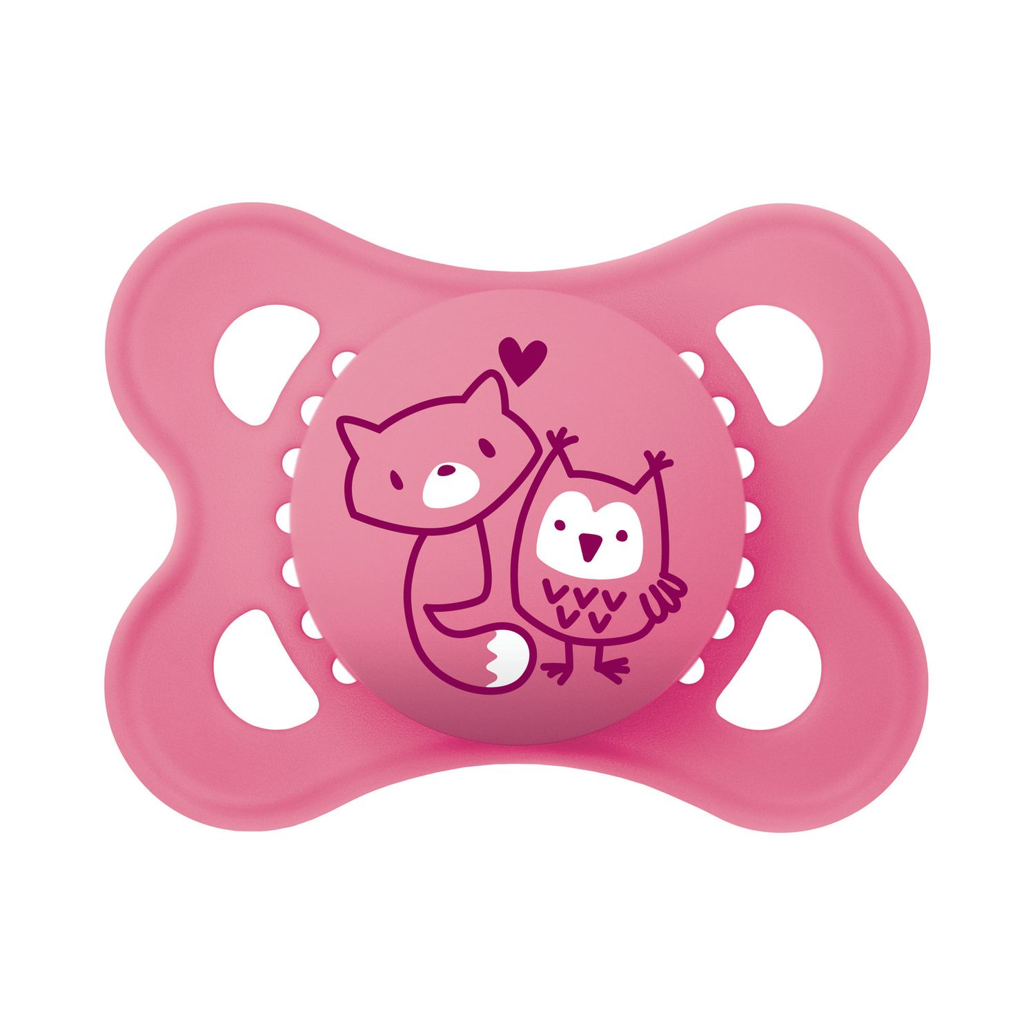 Succhietti original 2-6m silicone bio-circolare conf. doppia rosa/viola - mam - Mam