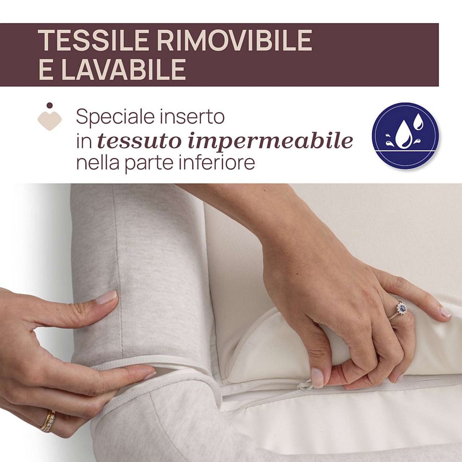 Riduttore letto mommypod 3 in 1 grey - chicco - Chicco