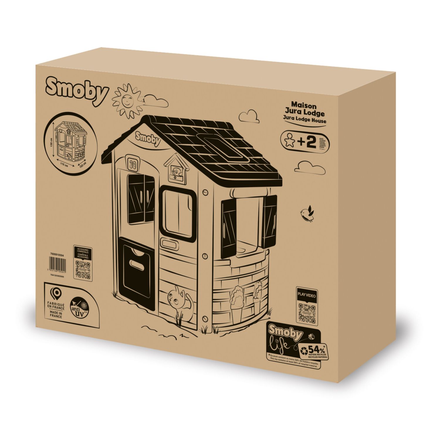 Casetta jura lodge - 2+ - smoby - Smoby