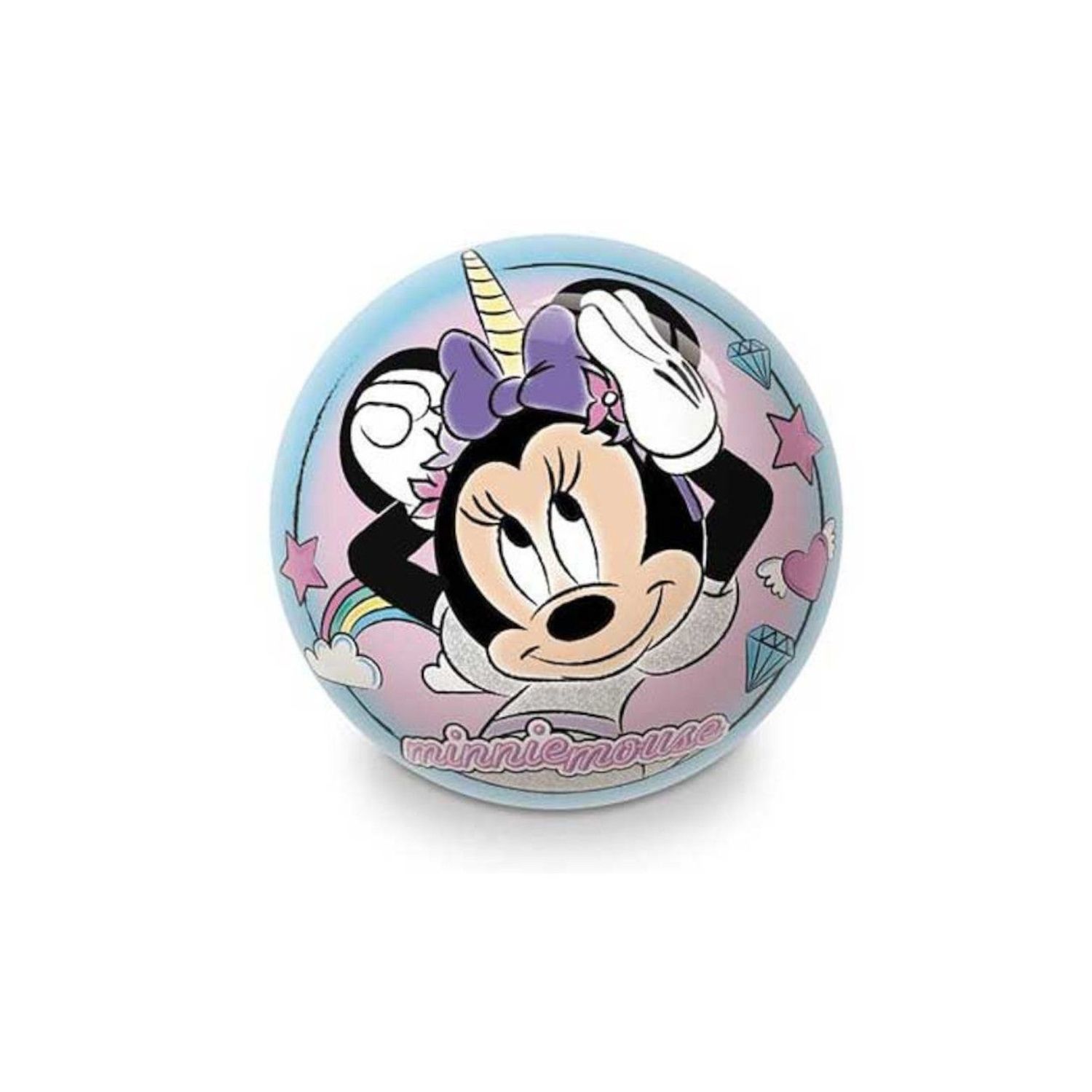Pallone minnie - diametro 23 cm - 12m+ - mondo - Minnie