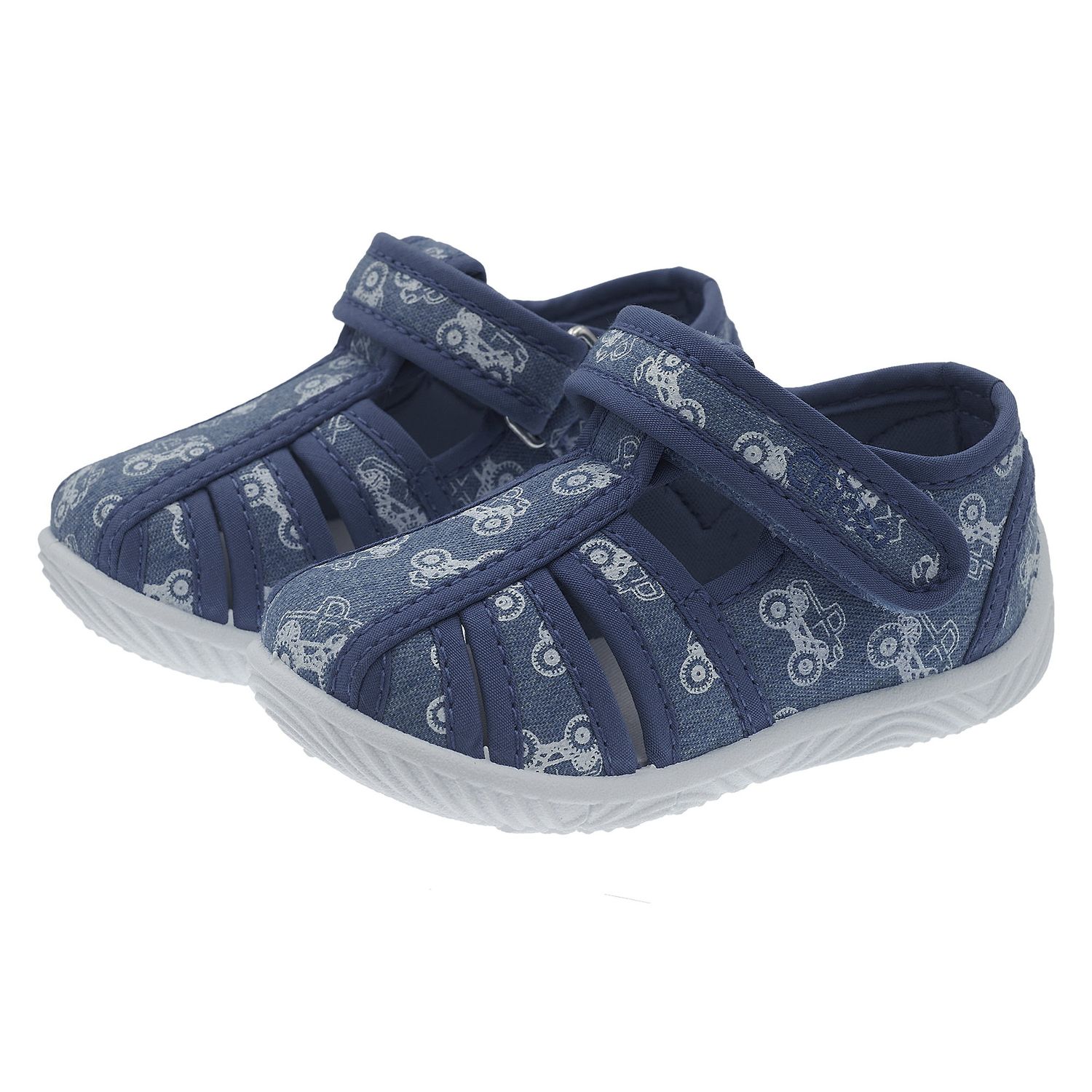 Pantofole per uso interno ed esterno casa, casa e asilo con strappo - Chicco