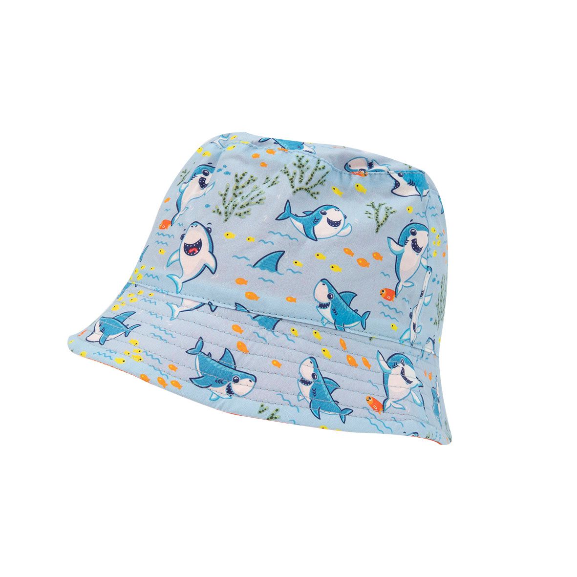 Berretto da pescatore bimbo azzurro fondale marino - Mawi