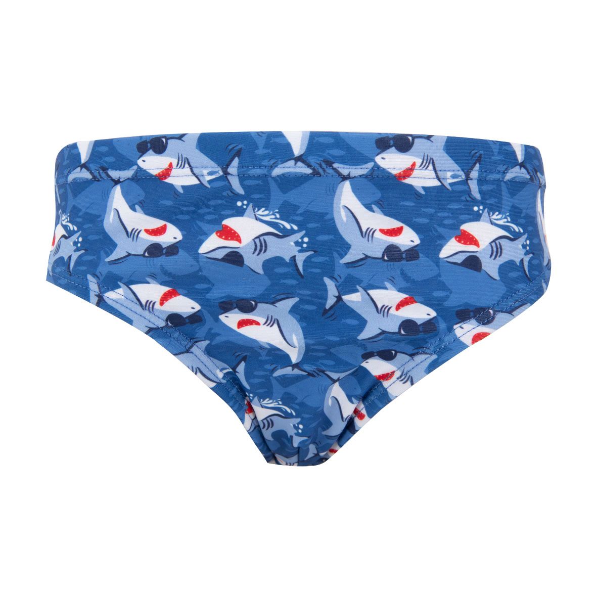 Costume slip bimbo blue squalo - Mawi