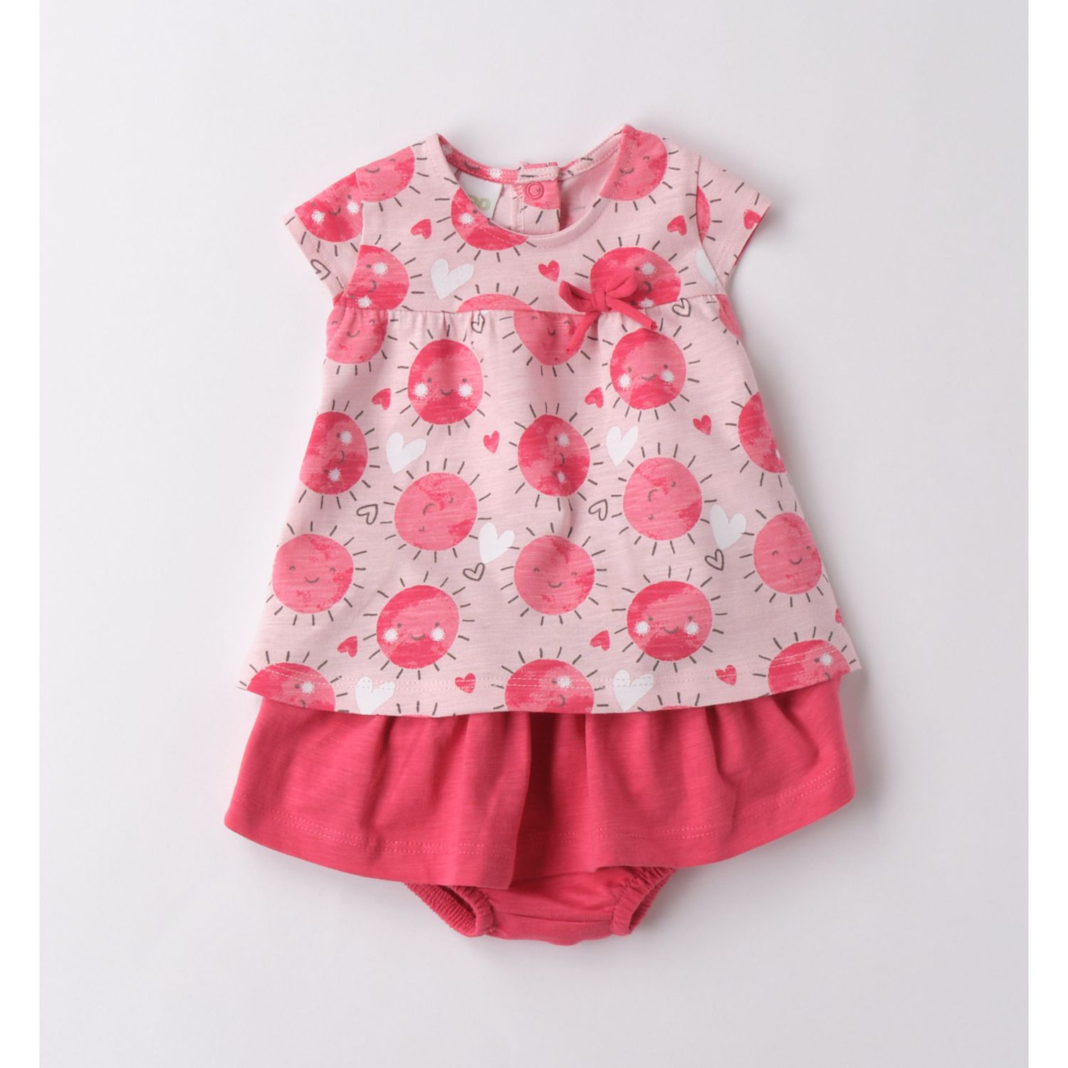 Completo corto gonna + ts fantasia soli - IDO