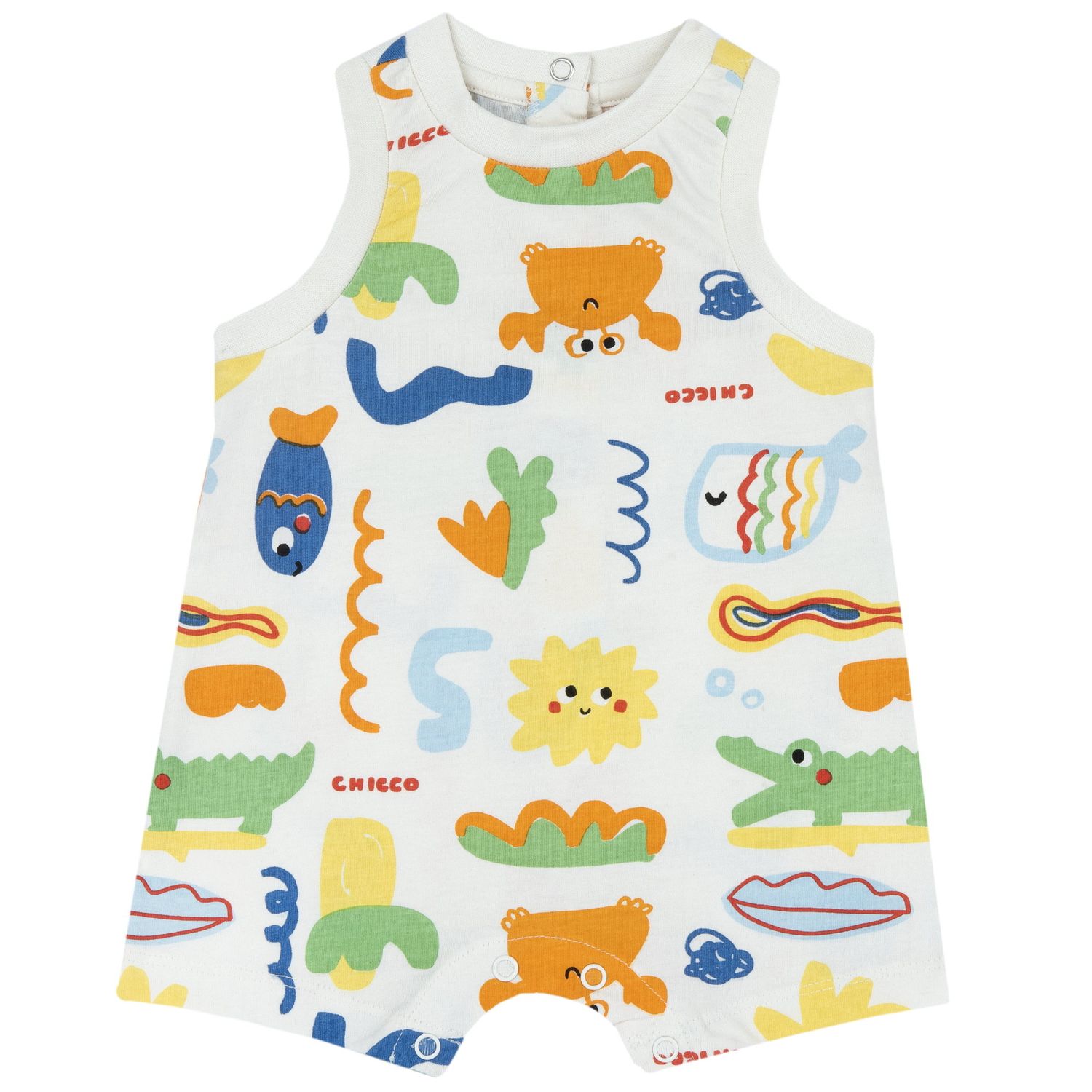 Pagliaccetto, apertura sulla schiena e a patello - Chicco