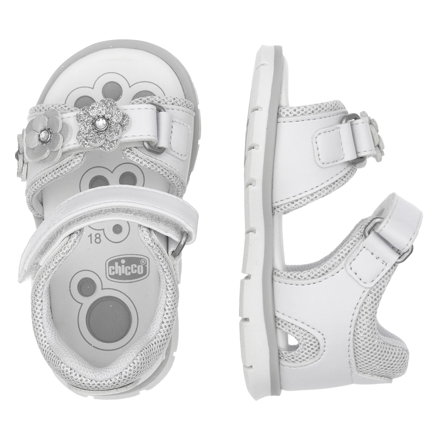 Sandalo bimba con doppio strappo - Chicco