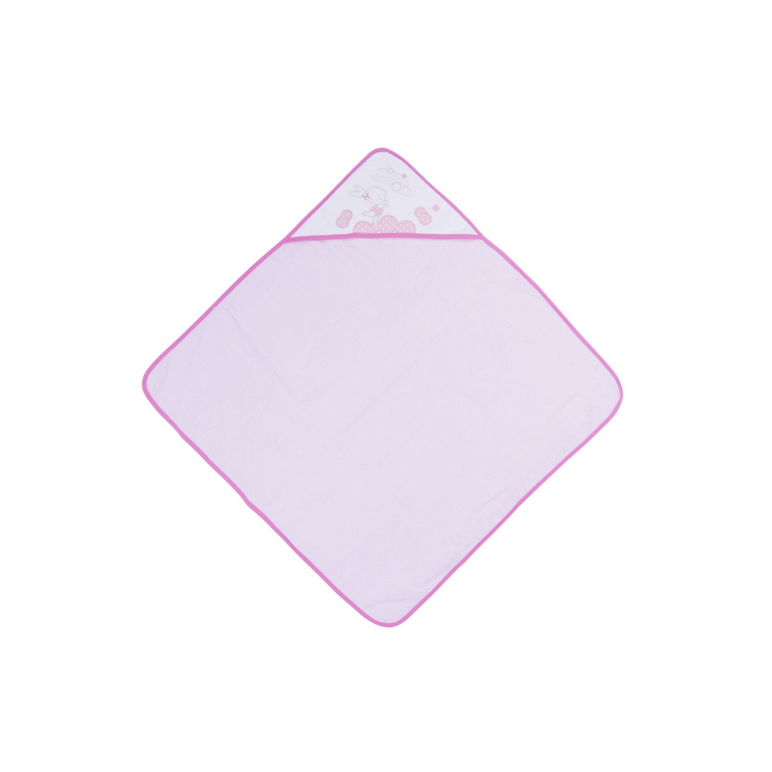 Accappatoio per neonato rosa  ellepi - ELLEPI