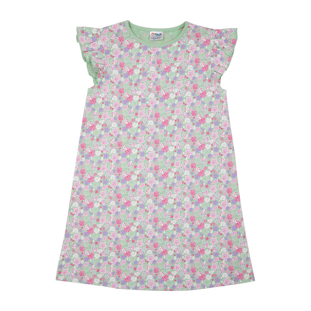 Abito jersey bimba verde chiaro stampato - Mawi