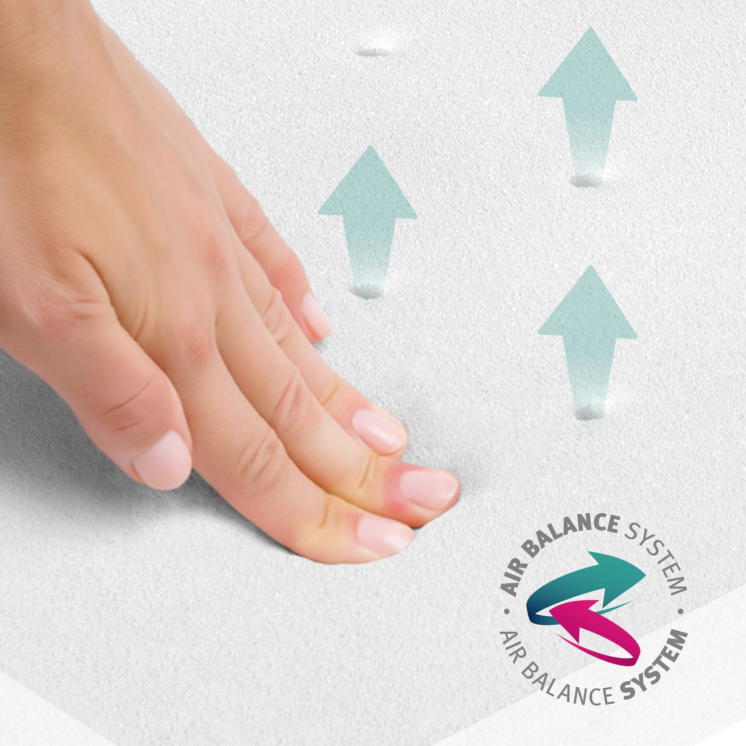 Materasso safe asleep® 70x140 bianco  - roba - ROBA GMBH